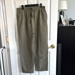 SHEIN women’s Olive Green drawstring wide leg Pants, NWOT, XXL/14
